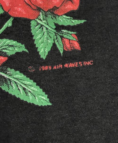 バンドTシャツ（バンドTシャツ）バンドTシャツ (バンドTシャツ) 90s Guns&Roses(ガンズアンドローゼス) プリントTシャツ ブラック サイズ:Ｌの古着・服飾アイテム