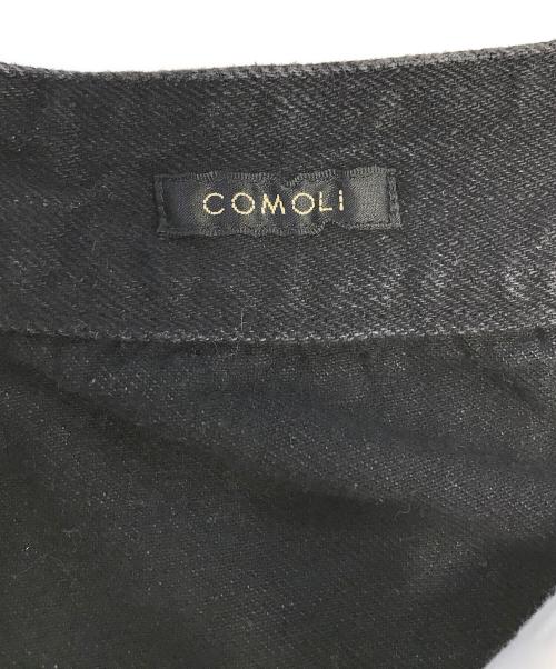 COMOLI（コモリ）COMOLI (コモリ) ベルテッドデニム ブラック サイズ:2の古着・服飾アイテム