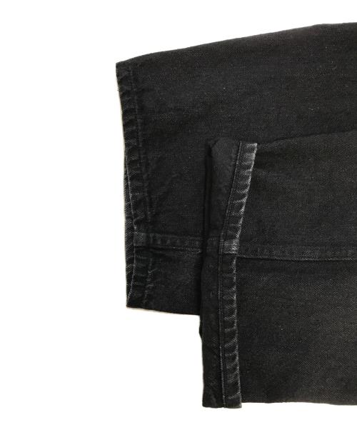 COMOLI（コモリ）COMOLI (コモリ) ベルテッドデニム ブラック サイズ:2の古着・服飾アイテム