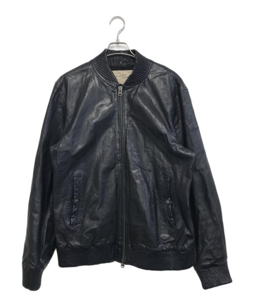 AVIREX（アヴィレックス）AVIREX (アヴィレックス) レザーブルゾン ブラック サイズ:2XLの古着・服飾アイテム