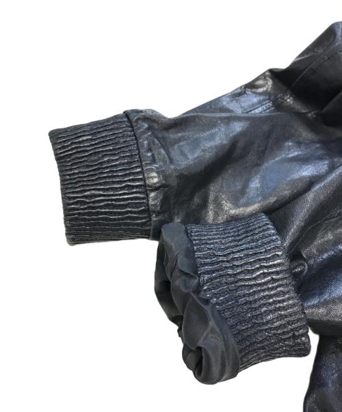 AVIREX（アヴィレックス）AVIREX (アヴィレックス) レザーブルゾン ブラック サイズ:2XLの古着・服飾アイテム