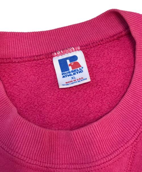 RUSSELL ATHLETIC（ラッセルアスレチック）RUSSELL ATHLETIC (ラッセルアスレチック) 80’s前Vスウェット ピンク サイズ:XLの古着・服飾アイテム