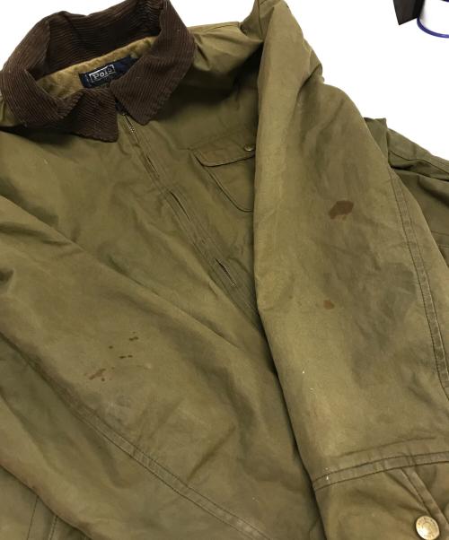 POLO RALPH LAUREN（ポロ・ラルフローレン）POLO RALPH LAUREN (ポロ・ラルフローレン) オイルドジャケット グリーン サイズ:Lの古着・服飾アイテム