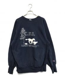 Champion（チャンピオン）の古着「90’sリバースウィーブスウェット」｜ネイビー