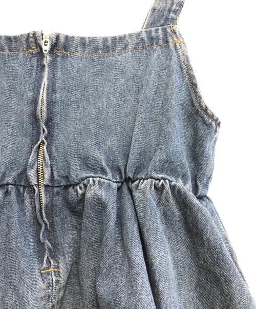 Ameri（アメリ）Ameri (アメリ) FRILL DENIM SET UP インディゴ サイズ:SIZE 25の古着・服飾アイテム