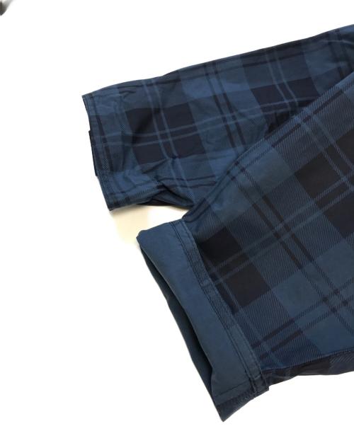 Barbour（バブアー）Barbour (バブアー) タータンチェックノンワックス ブルゾン ネイビー サイズ:38の古着・服飾アイテム