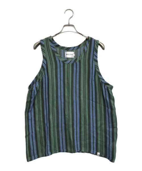 MAGIC STICK（マジックスティック）MAGIC STICK (マジックスティック) RASTA TANK TOP ブルー サイズ:Mの古着・服飾アイテム