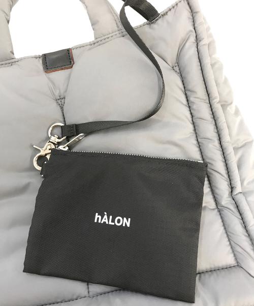 hALON（アーロン）hALON (アーロン) パディングバッグ グレーの古着・服飾アイテム