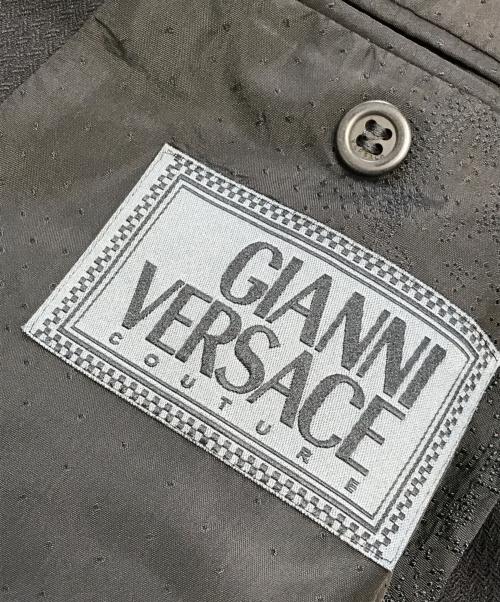 GIANNI VERSACE（ジャンニ・ヴェルサーチ）GIANNI VERSACE (ジャンニ・ヴェルサーチ) ダブルジャケット ブラック サイズ:46の古着・服飾アイテム