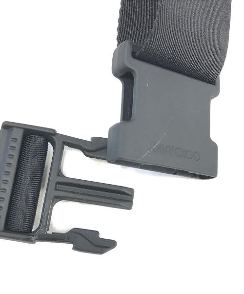 JIMMY CHOO（ジミーチュウ）JIMMY CHOO (ジミーチュウ) ベルトバッグ ブラックの古着・服飾アイテム