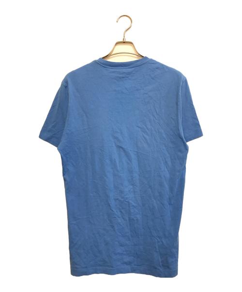VERSACE（ヴェルサーチェ）VERSACE (ヴェルサーチェ) LOGO EMBROIDERY TEE スカイブルー サイズ:Mの古着・服飾アイテム