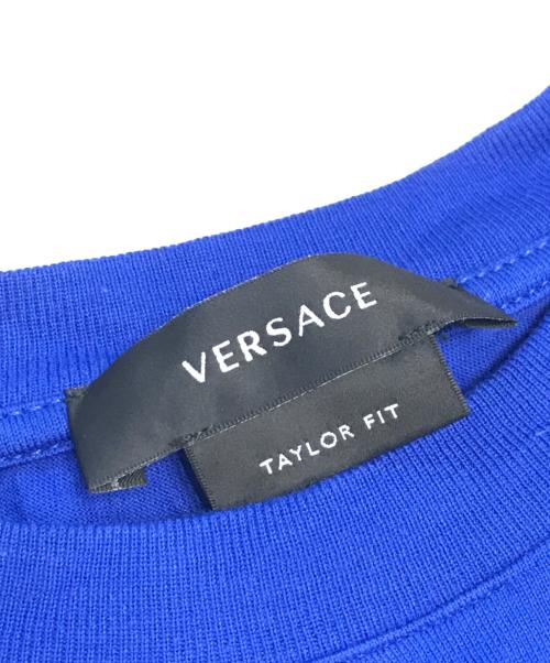 VERSACE（ヴェルサーチェ）VERSACE (ヴェルサーチェ) メドゥーサプリントTシャツ ブルー サイズ:Sの古着・服飾アイテム