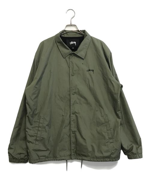 stussy（ステューシー）stussy (ステューシー) コーチジャケット カーキ サイズ:Lの古着・服飾アイテム