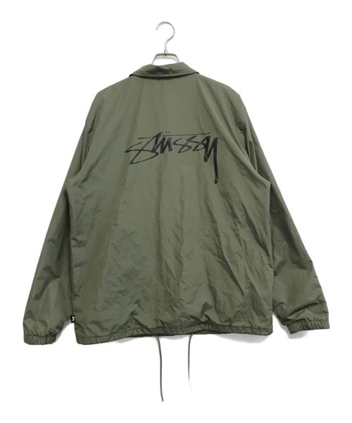 stussy（ステューシー）stussy (ステューシー) コーチジャケット カーキ サイズ:Lの古着・服飾アイテム