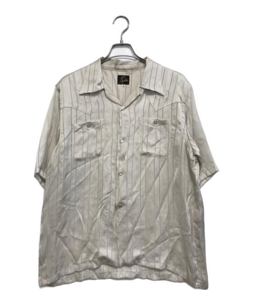 Needles（ニードルズ）Needles (ニードルズ) 半袖ウエスタンシャツ ホワイト サイズ:Sの古着・服飾アイテム