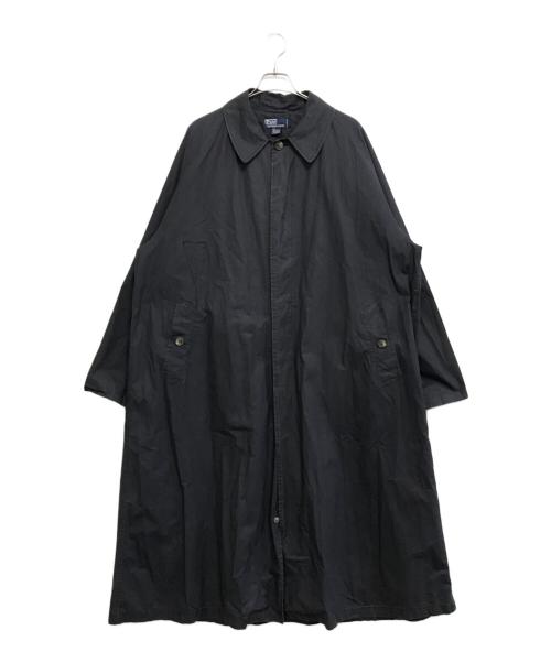 POLO RALPH LAUREN（ポロ・ラルフローレン）POLO RALPH LAUREN (ポロ・ラルフローレン) ステンカラーコート ブラック サイズ:Lの古着・服飾アイテム