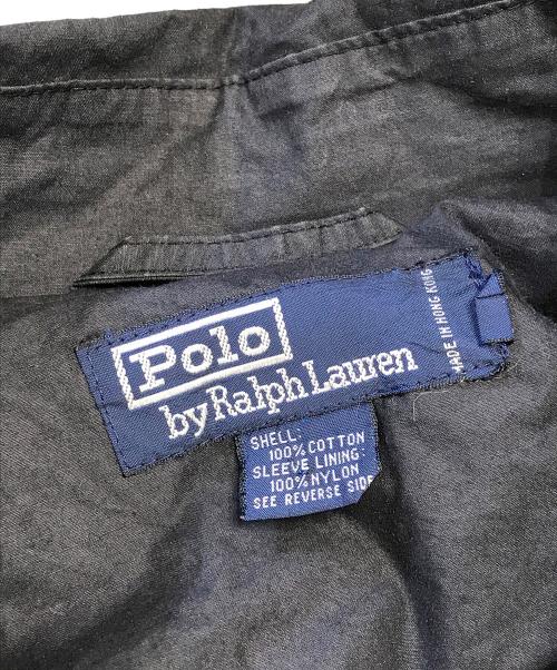 POLO RALPH LAUREN（ポロ・ラルフローレン）POLO RALPH LAUREN (ポロ・ラルフローレン) ステンカラーコート ブラック サイズ:Lの古着・服飾アイテム