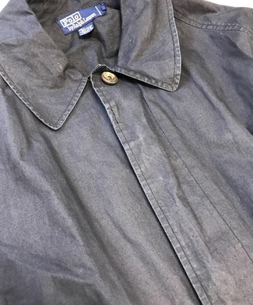 POLO RALPH LAUREN（ポロ・ラルフローレン）POLO RALPH LAUREN (ポロ・ラルフローレン) ステンカラーコート ブラック サイズ:Lの古着・服飾アイテム