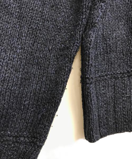 POLO RALPH LAUREN（ポロ・ラルフローレン）POLO RALPH LAUREN (ポロ・ラルフローレン) オルテガ柄ハンドメイドニット ネイビー サイズ:XLの古着・服飾アイテム