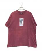 stussyステューシー）の古着「プリントTシャツ」｜レッド
