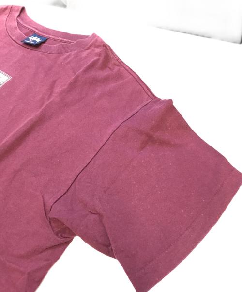 stussy（ステューシー）stussy (ステューシー) プリントTシャツ レッド サイズ:XLの古着・服飾アイテム