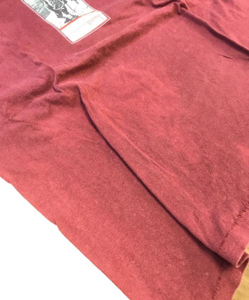 stussy（ステューシー）stussy (ステューシー) プリントTシャツ レッド サイズ:XLの古着・服飾アイテム