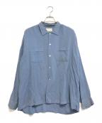 Weavers Goldウィバースゴールド）の古着「レーヨンシャツ」｜スカイブルー