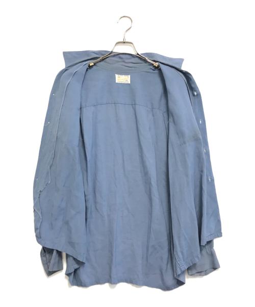 Weavers Gold（ウィバースゴールド）Weavers Gold (ウィバースゴールド) レーヨンシャツ スカイブルー サイズ:XLの古着・服飾アイテム