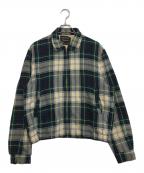 MONTMACMONTMAC）の古着「60'sジップアップチェックジャケット」｜ブルー