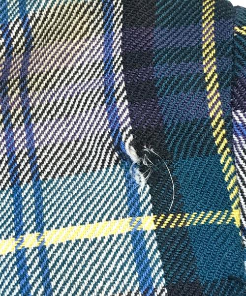 MONTMAC（MONTMAC）MONTMAC (MONTMAC) 60'sジップアップチェックジャケット ブルー サイズ:表記なしの古着・服飾アイテム