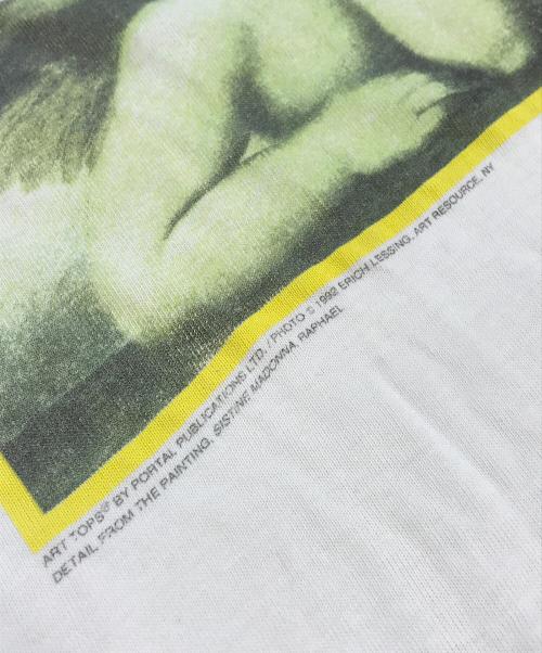 バンドTシャツ（バンドTシャツ）バンドTシャツ (バンドTシャツ) 90'sRaphael Angels(ラファエルエンジェルズ) バンドTシャツ ホワイト サイズ:不明の古着・服飾アイテム