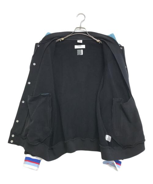 FACETASM（ファセッタズム）FACETASM (ファセッタズム) CPD (シーピーディー) LOVE HOODED STADIUM JACKET BLACK ブラック サイズ:5の古着・服飾アイテム