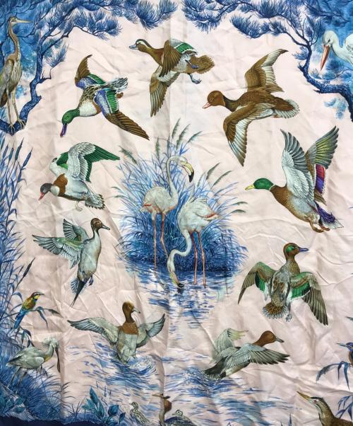 HERMES（エルメス）HERMES (エルメス) Halte En Camargue ホワイトの古着・服飾アイテム