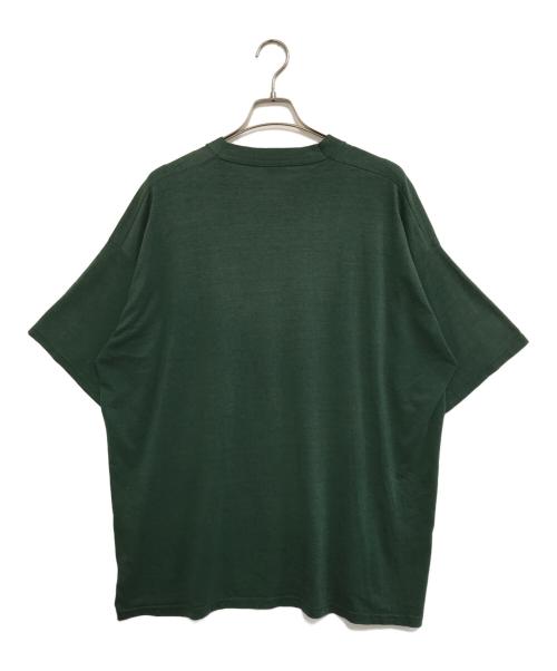 VINTAGE（ヴィンテージ）VINTAGE (ヴィンテージ) メッセージプリントTシャツ グリーン サイズ:XXXLの古着・服飾アイテム