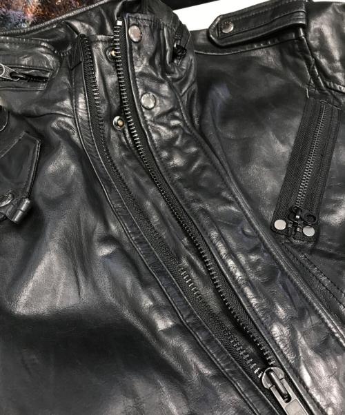 AVIREX（アヴィレックス）AVIREX (アヴィレックス) M-65レザージャケット ブラック サイズ:XLの古着・服飾アイテム