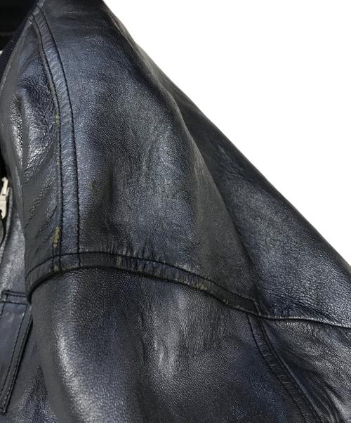 AVIREX（アヴィレックス）AVIREX (アヴィレックス) レザーブルゾン ブラック サイズ:3XLの古着・服飾アイテム
