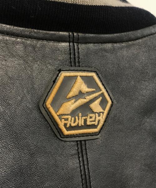 AVIREX（アヴィレックス）AVIREX (アヴィレックス) レザーブルゾン ブラック サイズ:3XLの古着・服飾アイテム