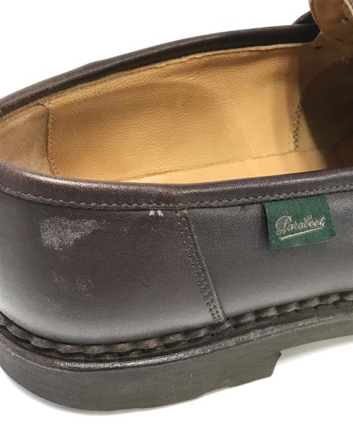 PARABOOT（パラブーツ）PARABOOT (パラブーツ) DROLE DE MONSIEUR (ドロール ド ムッシュ) 別注ハラコローファー ブラウン サイズ:６ １/2の古着・服飾アイテム