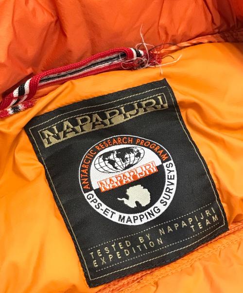 NAPAPIJRI（ナパピリ）NAPAPIJRI (ナパピリ) ダウンジャケット オレンジ サイズ:Lの古着・服飾アイテム