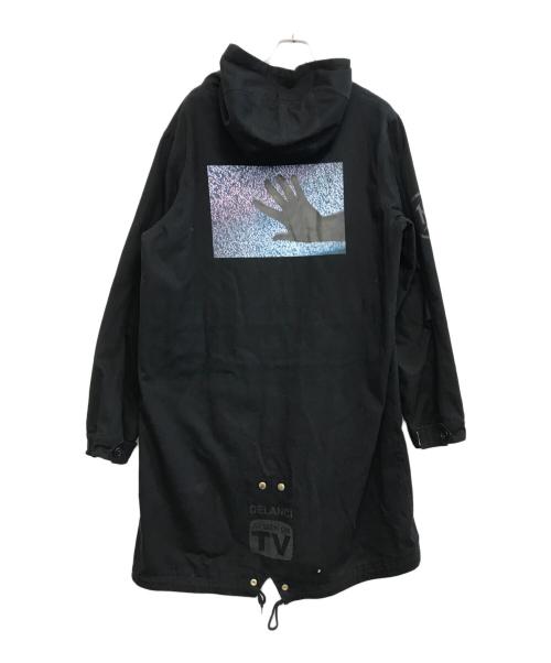DELANCI（デランシー）DELANCI (デランシー) モッズコート ブラック サイズ:XLの古着・服飾アイテム