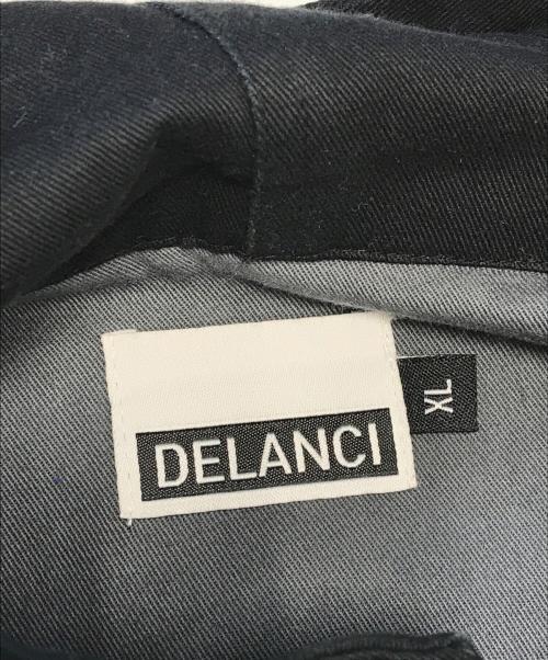 DELANCI（デランシー）DELANCI (デランシー) モッズコート ブラック サイズ:XLの古着・服飾アイテム