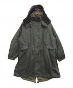 Barbourバブアー）の古着「トレントフードミリタリコート」｜グリーン