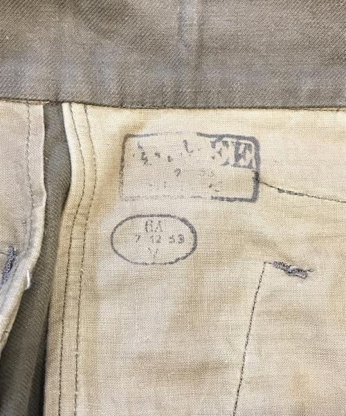 VINTAGE MILITARY（ヴィンテージ ミリタリー）VINTAGE MILITARY (ヴィンテージ ミリタリー) FRENCH MILLITARY M-47前期型カーゴパンツ オリーブ サイズ:45の古着・服飾アイテム