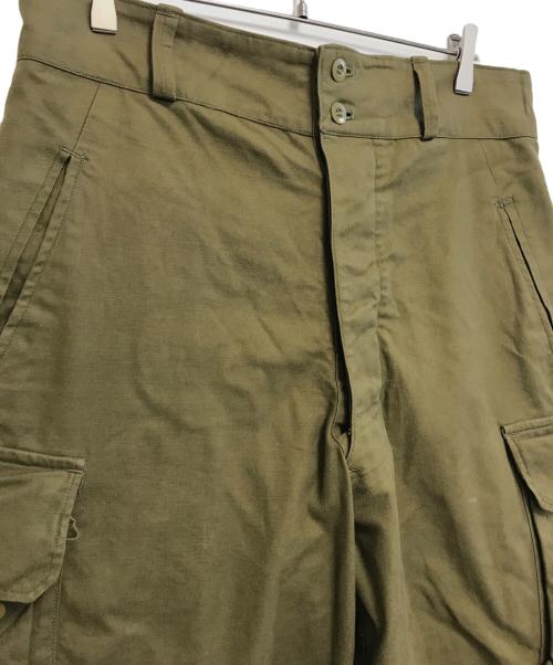 VINTAGE MILITARY（ヴィンテージ ミリタリー）VINTAGE MILITARY (ヴィンテージ ミリタリー) FRENCH MILLITARY M-47前期型カーゴパンツ オリーブ サイズ:45の古着・服飾アイテム