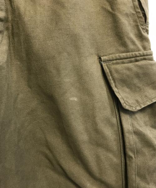 VINTAGE MILITARY（ヴィンテージ ミリタリー）VINTAGE MILITARY (ヴィンテージ ミリタリー) FRENCH MILLITARY M-47前期型カーゴパンツ オリーブ サイズ:45の古着・服飾アイテム