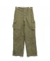 VINTAGE MILITARY（ヴィンテージ ミリタリー）の古着「FRENCH MILLITARY M-47前期型カーゴパンツ」｜オリーブ