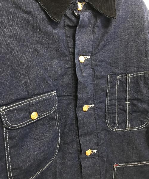 Bluebell（ブルーベル）Bluebell (ブルーベル) 裏地ブランケットカバーオール インディゴ サイズ:40の古着・服飾アイテム