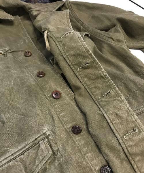 VINTAGE MILITARY（ヴィンテージ ミリタリー）VINTAGE MILITARY (ヴィンテージ ミリタリー) French Military M-47 フィールドジャケット オリーブ サイズ:表記なしの古着・服飾アイテム