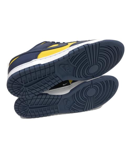 NIKE（ナイキ）NIKE (ナイキ) スニーカー イエロー×ネイビー サイズ:UK8.5/EUR43/CM27.5の古着・服飾アイテム