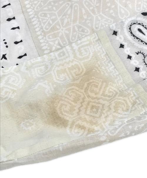 KAPITAL（キャピタル）KAPITAL (キャピタル) bandana スナフキンバッグ ホワイトの古着・服飾アイテム